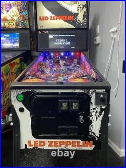 Stern Led Zeppelin Premium Pinball Machine Stern Dealer With Side Armor
