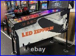 Stern Led Zeppelin Premium Pinball Machine Stern Dealer With Side Armor