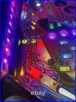 Stern Led Zeppelin Pro Edition Pinball Machine Loaded Expression Lights