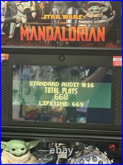 Stern Mandalorian Premium Edition Pinball Machine Stern Dealer Plays Great