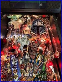 Stern Mandalorian Premium Pinball Machine Star Wars This Is The Way Stern Dealer