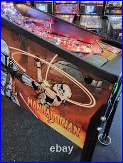 Stern Mandalorian Premium Pinball Machine Star Wars This Is The Way Stern Dealer