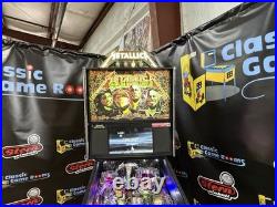 Stern Metallica Premium Edition Pinball Machine With Topper