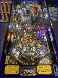 Stern Metallica Pro Edition Pinball Machine Stern Dealer One Of A Kind Beauty
