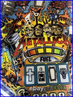 Stern Metallica Pro Edition Pinball Machine Stern Dealer One Of A Kind Beauty