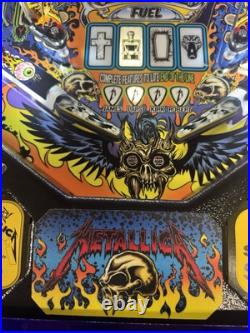 Stern Metallica Pro Edition Pinball Machine Stern Dealer One Of A Kind Beauty