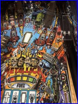 Stern Metallica Pro Edition Pinball Machine Stern Dealer One Of A Kind Beauty