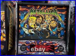 Stern Metallica Pro Pinball Machine Nice Stern Dealer Prof Techs Stunnig