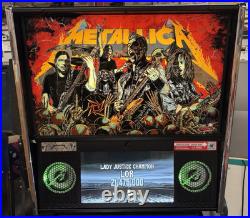 Stern Metallica Remastered Limited Edition Pinball Machine Le 500 Made Brand New