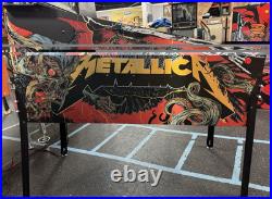 Stern Metallica Remastered Limited Edition Pinball Machine Le 500 Made Brand New