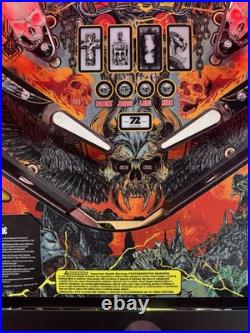 Stern Metallica Remastered Limited Edition Pinball Machine Le 500 Made Brand New