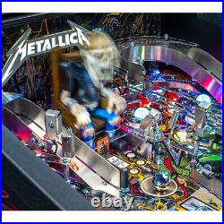 Stern Metallica Remastered Premium Pinball Machine with Installed Shaker Motor