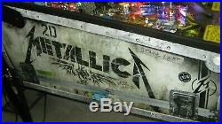 Stern Metallica suite case premium edition pinball machine HUO collector qual