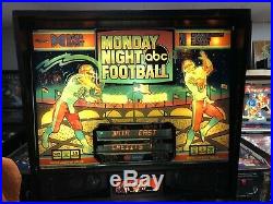 Stern Monday Night Football Pinball Machine 1989