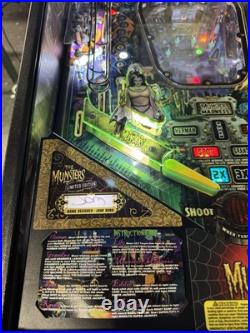 Stern Munsters Limited Edition Le Pinball Machine Stern Dealer Plays Great Stern Munsters Limited Edition Le Pinball Machine Stern Dealer Plays Great