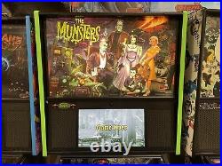 Stern Munsters Pinball Machine Pro Edition Leds Plays Great Stern Dealer