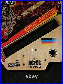 Stern Pinball Machine Premium AC/DC Wood Play Field 45x20 ANGUS YOUNG BLACK