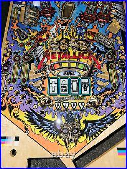 Stern Pinball Machine Premium METALLICA Wood Play Field 45x20 HETFIELD ULRICH