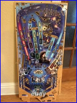 Stern Pinball Machine Premium STAR WARS Wood Play Field 45x20 CARRIE FISHER