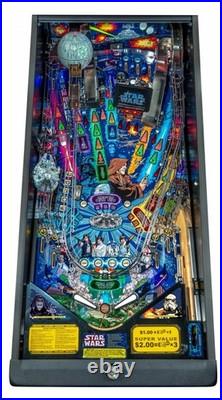 Stern Pinball Machine Premium STAR WARS Wood Play Field 45x20 CARRIE FISHER
