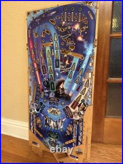 Stern Pinball Machine Premium STAR WARS Wood Play Field 45x20 CARRIE FISHER