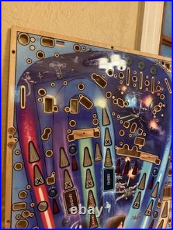 Stern Pinball Machine Premium STAR WARS Wood Play Field 45x20 CARRIE FISHER