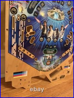 Stern Pinball Machine Premium STAR WARS Wood Play Field 45x20 CARRIE FISHER