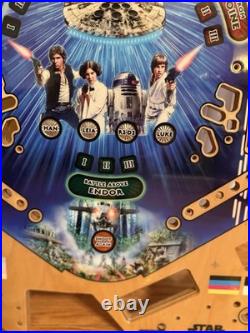 Stern Pinball Machine Premium STAR WARS Wood Play Field 45x20 CARRIE FISHER