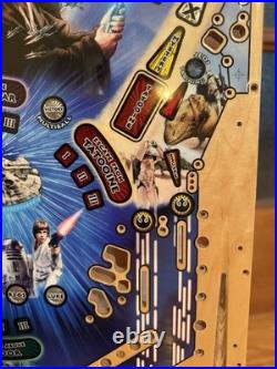 Stern Pinball Machine Premium STAR WARS Wood Play Field 45x20 CARRIE FISHER
