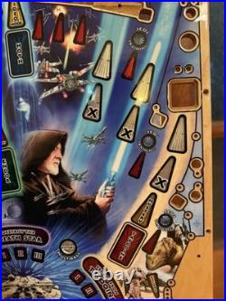 Stern Pinball Machine Premium STAR WARS Wood Play Field 45x20 CARRIE FISHER