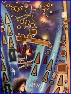 Stern Pinball Machine Premium STAR WARS Wood Play Field 45x20 CARRIE FISHER