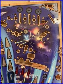 Stern Pinball Machine Premium STAR WARS Wood Play Field 45x20 CARRIE FISHER