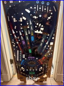 Stern Pinball Machine Premium STAR WARS Wood Play Field 45x20 CARRIE FISHER