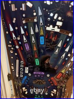 Stern Pinball Machine Premium STAR WARS Wood Play Field 45x20 CARRIE FISHER