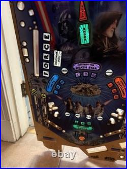 Stern Pinball Machine Premium STAR WARS Wood Play Field 45x20 CARRIE FISHER