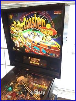 Stern Roller Coaster Tycoon Pinball Arcade Machine Home Use Only Excellent