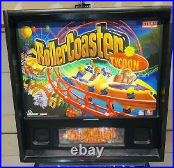 Stern Roller Coaster Tycoon Pinball Machine Mint Condition