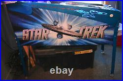 Stern STAR TREK U. S. S. Enterprise LE (#317 of 799) pInball game with topper