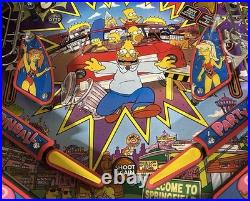 Stern Simpsons Pinball Party Pinball Machine Beautiful Condition Huo