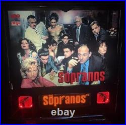 Stern Sopranos Pinball Machine Home Use Only Beautiful Condition Mods