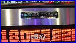 Stern Star Trek Limited Edition LE pinball machine HUO many mods speakers, blades