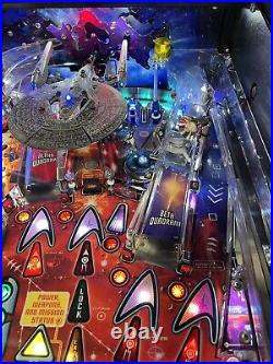 Stern Star Trek Pro Pinball Machine Serviced By Prof Techs Works And Plays Great