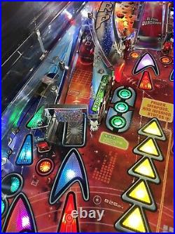 Stern Star Trek Pro Pinball Machine Serviced By Prof Techs Works And Plays Great