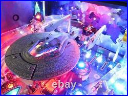 Stern Star Trek pinball machine fully shopped Leds nice