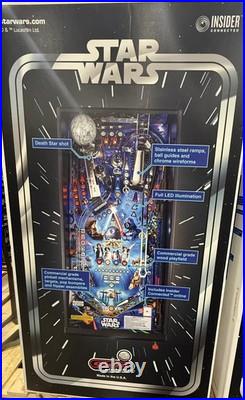 Stern Star Wars Home Edition Plus Pinball Machine with LCD Display Insider Connect