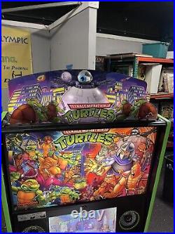 Stern Teenage Mutant Ninja Turtles Limited Edition Le Pinball Machine W Topper