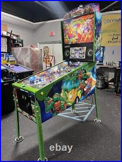 Stern Teenage Mutant Ninja Turtles Limited Edition Le Pinball Machine W Topper