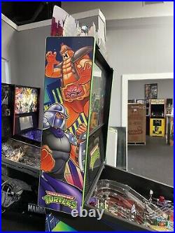 Stern Teenage Mutant Ninja Turtles Pinball Machine Pro Stern Dealer W Topper