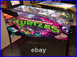 Stern Teenage Mutant Ninja Turtles (Premium Edition) pInball game, topper & more