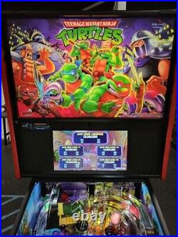 Stern Teenage Mutant Ninja Turtles Premium Pinball Machine Home Use A Beauty